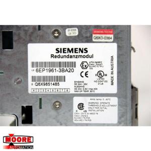 Quality 6EP1961-3BA20 6EP1 961-3BA20 Siemens Redundancy Module for sale