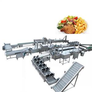 SUS304 Stainless Steel Potato Chips Making Machine Automatic 15KW