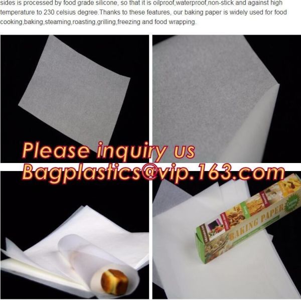 Buy Wood Pulp Unbleached Biodegradable Food Wrapping Paper Silicone Coated Parchment Vellum Paper For Foil Tape Fac at wholesale prices