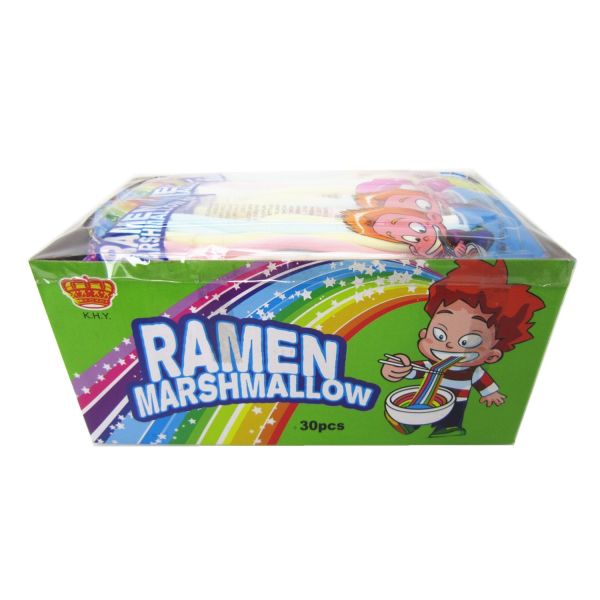 Buy Noodle Ramen Shape Marshmallow Soft Sweet HALAL Candy at wholesale prices