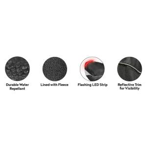 Waterproof Dog Jacket, Soft Fleece Lined Dog Coat for Winter