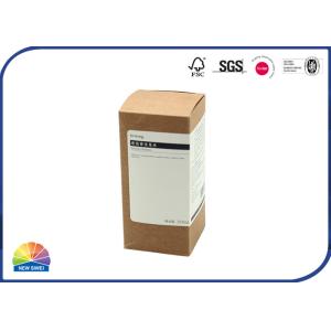 Custom Printed Folding Carton Box Recycled Kraft Paper Cosmetic Shampoo