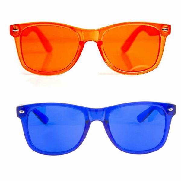 Buy Anti-UV400 Mood Boosting Color Sunglasses Color Therapy Eye Glasses at wholesale prices