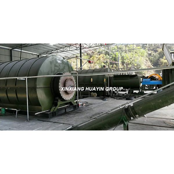 No Pollution Waste Plastic To Fuel Machine 5 Ton Plastic Pyrolysis Plant