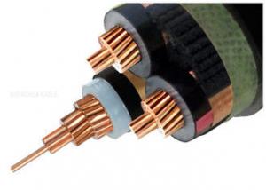Quality Copper 6/10 (12 ) KV 3 Core XLPE Insulated Cable MV Power Cables Screened Unarmored Electrical Cable for sale