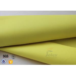 Yellow PU Coated Fiberglass Fabric 3732 Fireproof Welding Protection Blanket