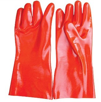 Buy PVC Glove, Interlock full coated PVC glove, Long Cuff at wholesale prices