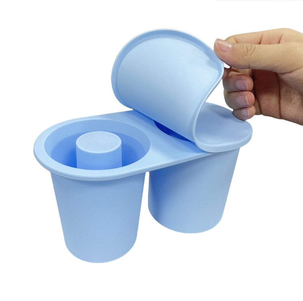 Exclusive Patent Reusable Silicone Ice Hollow Cylinder Tray Mold for Stanli Beer Cup