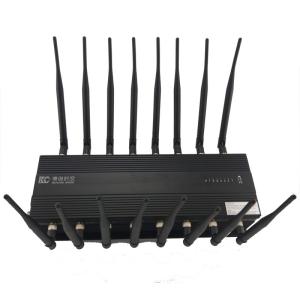 16 antenna mobile Signal Jammer 2G / 3G / 4G / VHF / LoJack desktop shield high