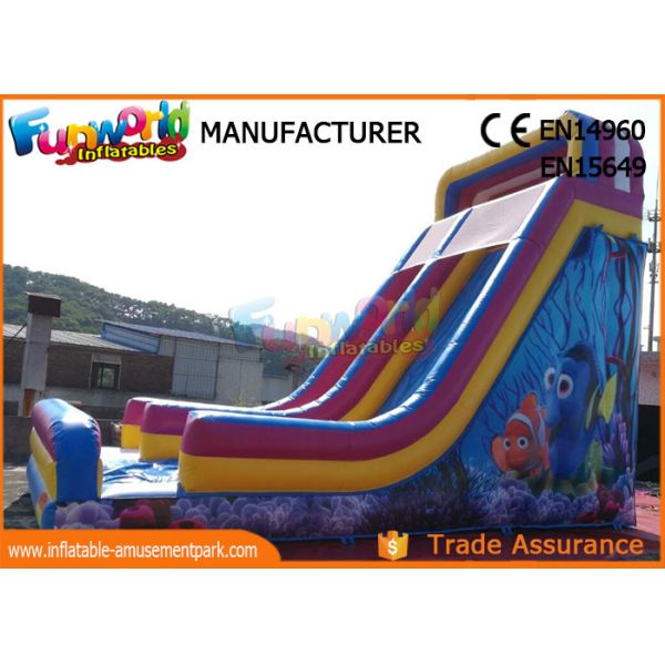 Large Inflatable Slip n Slide For Amusement Park / Birthday Party