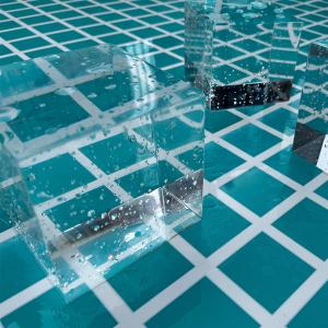 Villa Into A Paradise With Clear Acrylic Panels And Infinity Pool