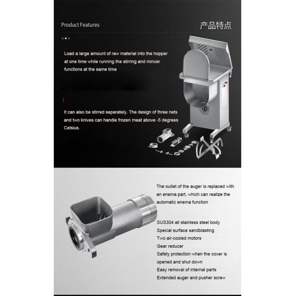 Professional Home Meat Grinder Easy Operation Chicken Grinding Machine