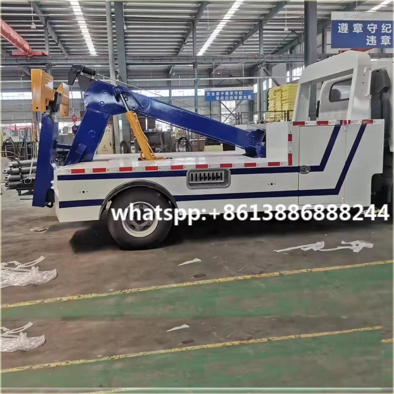 JAC Multifunction Platform Road Wrecker Truck Obstacle Clearing Vehicle Trailer