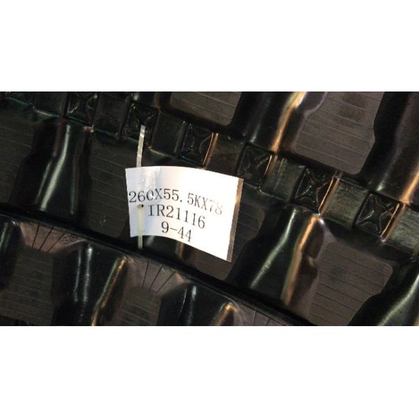 Mini Excavator Rubber Digger Tracks 260 X 55.5 X 78mm For Yanmar B25va Vio25.5