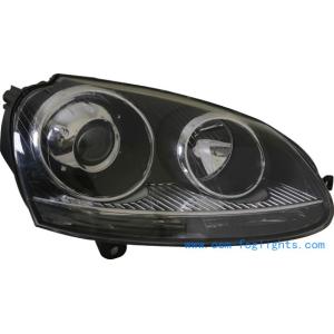 LED light bar, black / chrome housing and clear projector Volkswagen Sagitar Hid