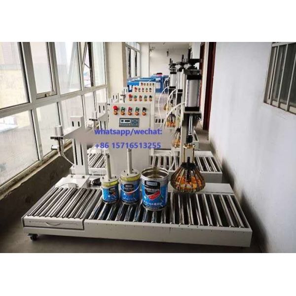Paint Filling Machine / Paint Bucket Filling Machine With Stainless Steel