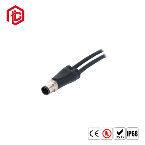 M8 M16 M15 Electric Plug Waterproof 2 3 4 5 6 Pin M12 Cable Connector For LED
