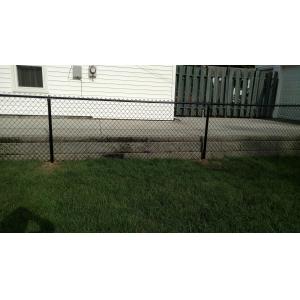 Black PVC Coated Chain-Link Fence/Cyclone 2.1m*15m*50mm*50mm*3.5mm