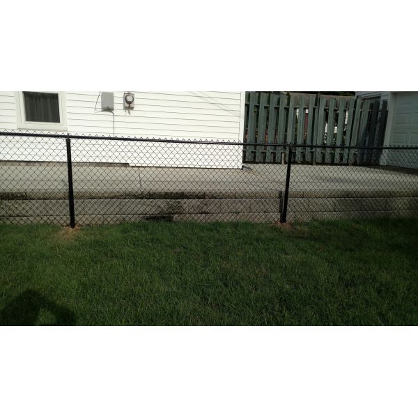 Black PVC Coated Chain-Link Fence/Cyclone 2.1m*15m*50mm*50mm*3.5mm