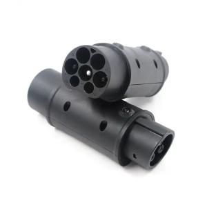 32A Single Phase EVSE Adapter Type 2 To Type 1 J1772 To IEC62196 Adapter