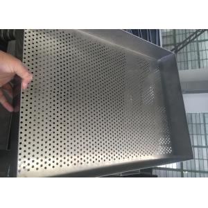 Air Dry 600x400mm Round Hole Metal SGS Stainless Mesh Tray