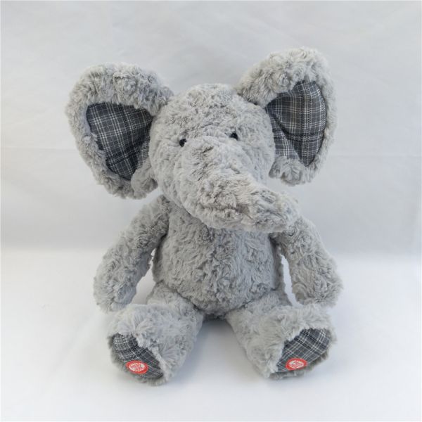 Baby Stuffed Soft Animal Elephant Movement Toys Children Christmas Musical