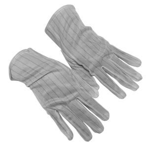ESD Antistatic Stripe PU Palm Coated Gloves for Cleanroom