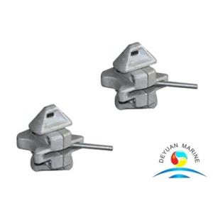 Loose Fitting On Deck Semi Automaticl Twistlocks Shipping Container Parts