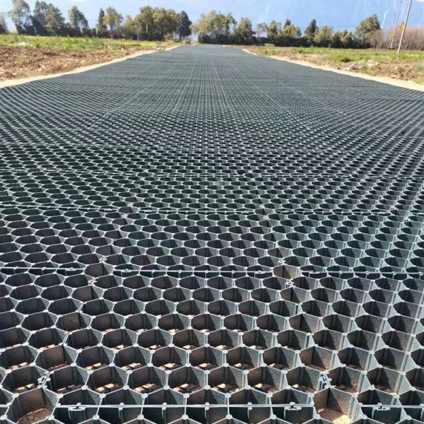 Buy 38mm/48mm/68mm  Plastic Grass Grid Grass Protection Mats HDPE Pavers Grid For Ground Reinforcement System at wholesale prices