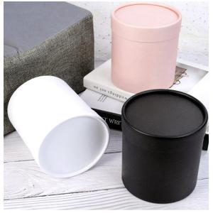 Recyclable Paperboard Small Round Cylinder Necklace Jewelry Gift Boxes for