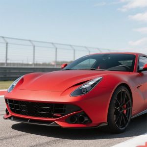 Customized Matte Red Vinyl Wrap UV Protection PVC Car Wrap Abrasion Resistant