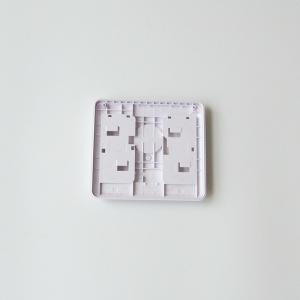 White ABS High Precision Plastic Injection Molding Parts Plastic Electronic