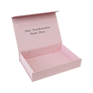 Quality Pink Foldable Gift Box With Custom Logo Printing for sale