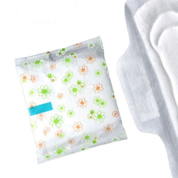 150mm Sofy Regular Sanitary Napkin Pads White Cotton Top Sheet Individual Wrap