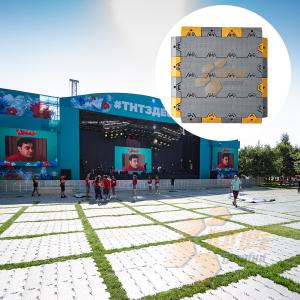 Plastic Temporary Modular Event Floor Outdoor Wedding Event Flooring For