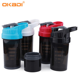500ML New Design Sports Fitness Protein Shaker Cup For Gym