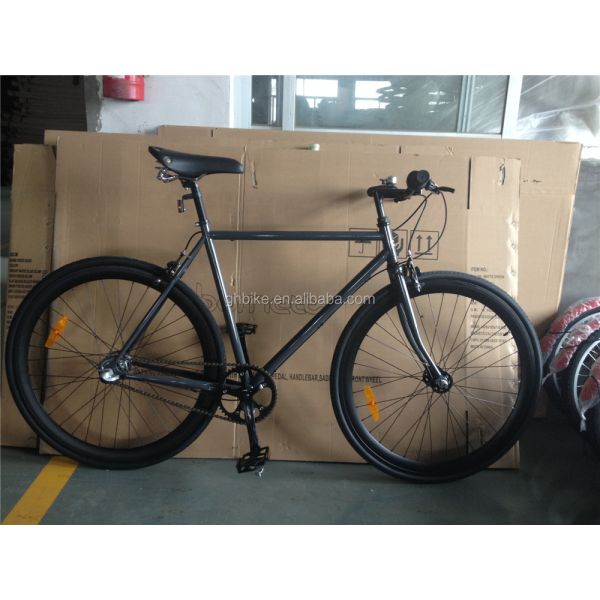 Ride in Style Men's Vintage Single Speed Bicycle with Steel Fork and Kenda 700C Tires