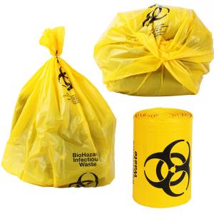 Heavy Duty Hospital Waste Bags , Biohazard Medical Waste Bags