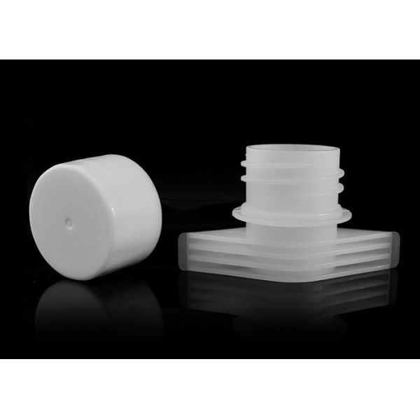 Customized Pour Dia 22mm Plastic Pour Spout Caps For Gel / Cream / Liquid Pouches