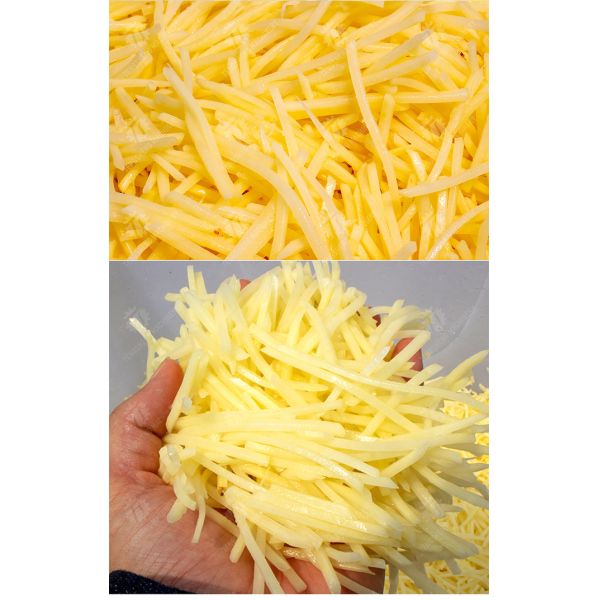 Potatoes and round tuber crops Carrots and longitudinal root vegetables Potato Carrot radish Taro Sweet potato Yam High Speed Shreds Cutting machine