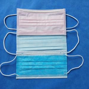 Hypoallergenic 3 Ply Disposable Surgical Mask / Civil Protective Face Mask