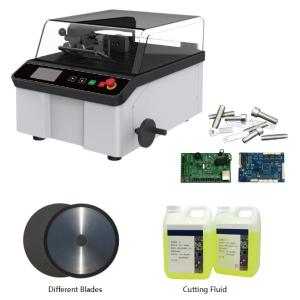 Automatic Metallurgical Cutting Machine Tabletop Precision Sectioning Saw AC