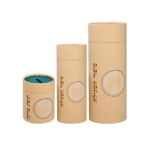 Embossing Kraft Paper Tube Packaging