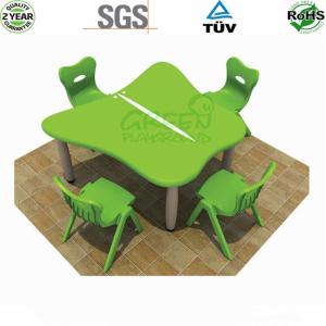 Indoor Playground Equipments Kids Table And Chair CE TUV Certificate