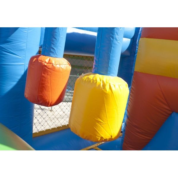 Famous Blue Dolphin Party Castle Bounce House Durable PVC Material