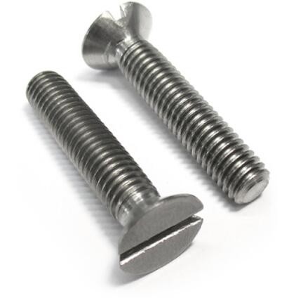 Buy Slotted Countersunk Head Screws Titanium M2 - M10 Stainless Steel DIN963 at wholesale prices