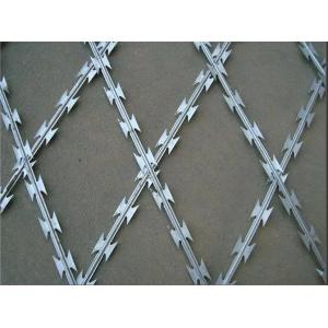 Quality 75mmx150mm Welded Razor Wire Mesh Rot Proof Function for sale