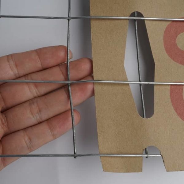 Waterproof Double Paper Welded Wire Lath Easy Installation Stucco Mesh 2×2in