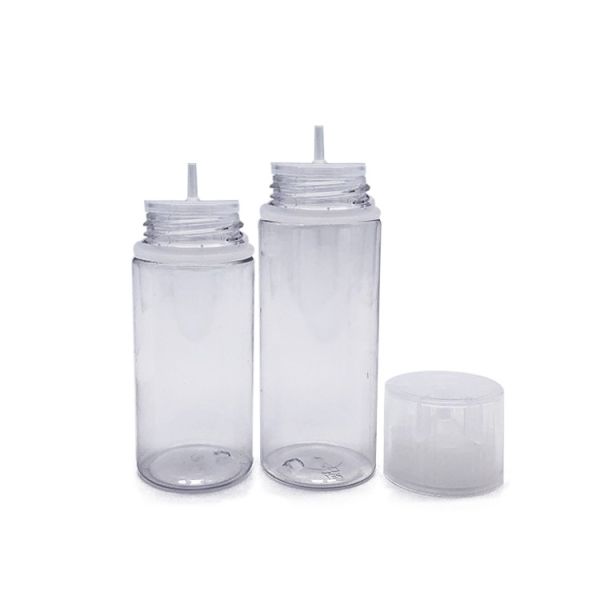 Customized Logo Bottles For Liquids Screen Printed PET Childproof Neck