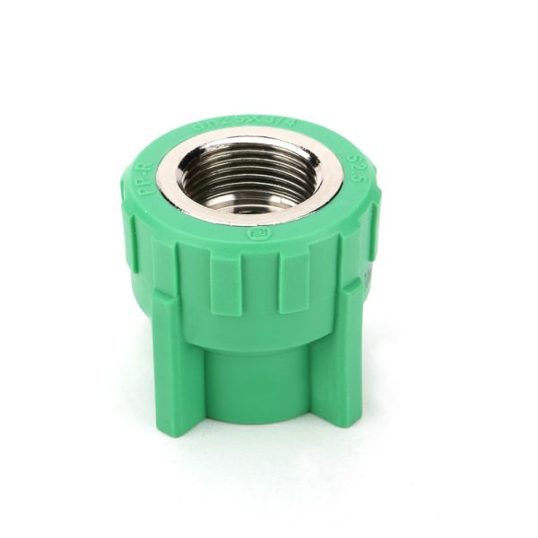 Sanitary Plastic PPR Pipe Fittings Female Threaded Coupling Welding Connection
